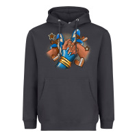 Smoke Football afro girl sneakers Heavyweight Hoodie - RanaPortraitStore