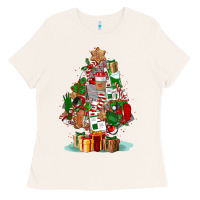 Bone nurse christmas tree Ladies Tee - FaDigitalArtStudio