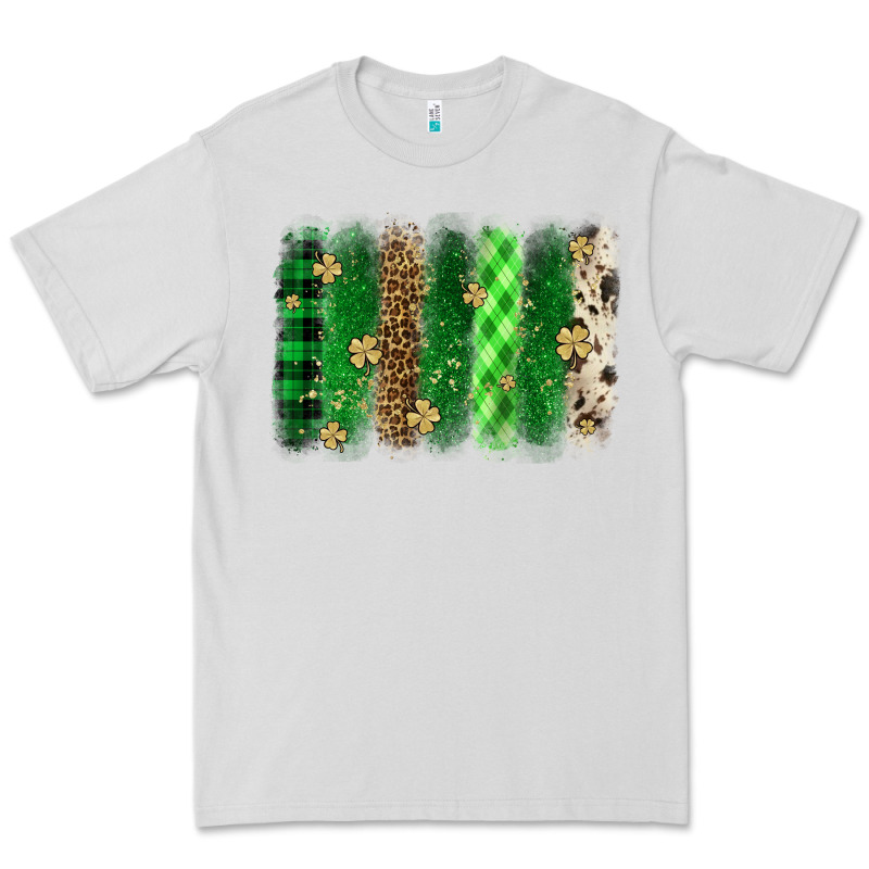 St. Patrick's Day Brushstroke Premium Tee by OliviaCreatesArt | Teevron
