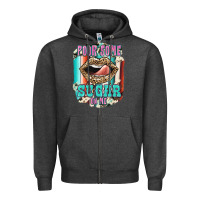 Charcoal Heather Pour Some Sugar On Me Zipper Hoodie - JahusDesignShop