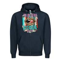 Navy Pour Some Sugar On Me Zipper Hoodie - JahusDesignShop