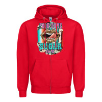 Red Pour Some Sugar On Me Zipper Hoodie - JahusDesignShop