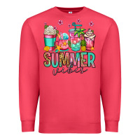 Cardinal summer vibes coffee cups Premium Sweatshirt - Jasminsmagicworld
