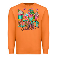 Carrot summer vibes coffee cups Premium Sweatshirt - Jasminsmagicworld