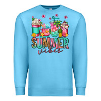 Ocean Blue summer vibes coffee cups Premium Sweatshirt - Jasminsmagicworld
