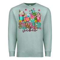 Seafoam summer vibes coffee cups Premium Sweatshirt - Jasminsmagicworld
