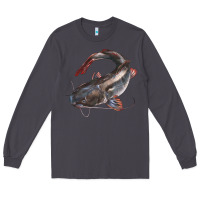 Smoke Catfish Illustrations Long Sleeve Tee - LillyAllenDesigns