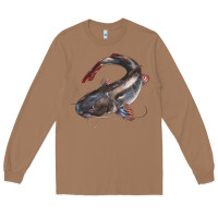 Toasted Coconut Catfish Illustrations Long Sleeve Tee - LillyAllenDesigns