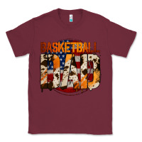 Burgundy basketball dad Classic Tee - Jasminsmagicworld