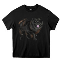Black black chow chow Heavy Core Tee - RanaPortraitStore