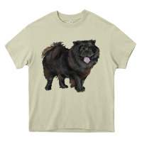 Mossy black chow chow Heavy Core Tee - RanaPortraitStore
