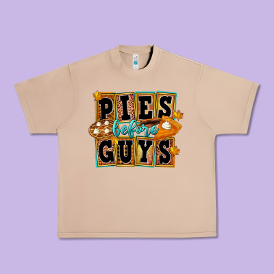 Pies Before Guys Urban Heavy Tee Designed By Fadigitalartstudio