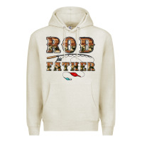 Oatmeal Heather rod father Premium Hoodie - Artiststas