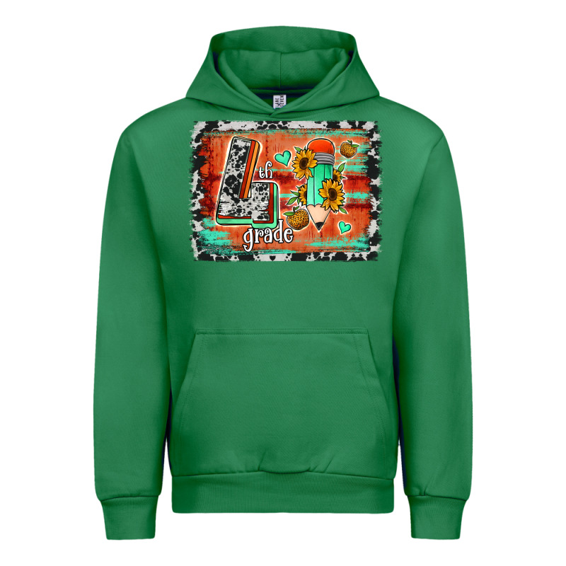 Western Back To School 4th Grade Urban Hoodie by Jasminsmagicworld | Teevron