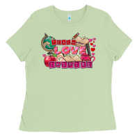 Matcha Valentine's Day Teach Love Inspire Ladies Tee - FaDigitalArtStudio