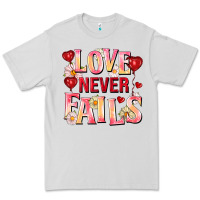 Dove Grey Love never fails Premium Tee - FaDigitalArtStudio