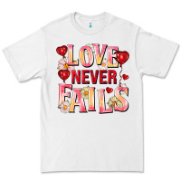 White Love never fails Premium Tee - FaDigitalArtStudio