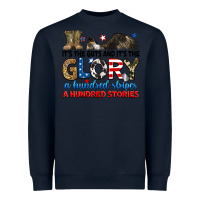 Navy it's the guts and it's the glory a hundred stories Heavyweight Sweatshirt - RanaPortraitStore