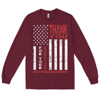 Thank You For Your Service   Veterans Day T Long Sleeve Tee | Teevron