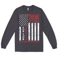 Smoke thank you for your service   veterans day t Long Sleeve Tee - maiPhamDesign