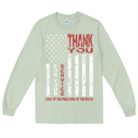 Matcha thank you for your service   veterans day t Long Sleeve Tee - maiPhamDesign