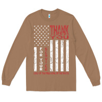 Toasted Coconut thank you for your service   veterans day t Long Sleeve Tee - maiPhamDesign