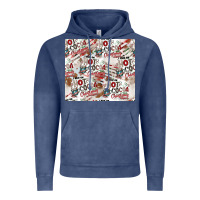 Hot Cocoa Christmas Cheer Pattern Vintage Hoodie | Teevron