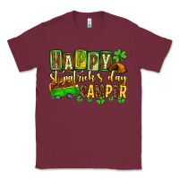 Burgundy St. Patrick's Happy St. Patrick's Day camper Classic Tee - OliviaCreatesArt