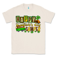 Natural St. Patrick's Happy St. Patrick's Day camper Classic Tee - OliviaCreatesArt