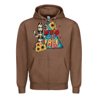 Chestnut Wıld and Free Zipper Hoodie - JahusDesignShop