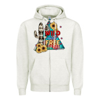 Wıld And Free Zipper Hoodie | Teevron