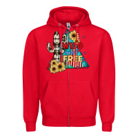 Red Wıld and Free Zipper Hoodie - JahusDesignShop
