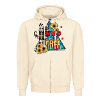 Sandshell Wıld and Free Zipper Hoodie - JahusDesignShop