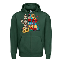 Sports Green Wıld and Free Zipper Hoodie - JahusDesignShop