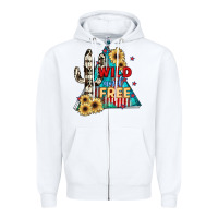 White Wıld and Free Zipper Hoodie - JahusDesignShop