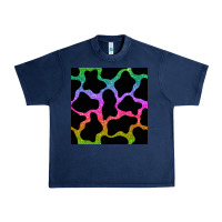 Navy cow glitter seamless pattern Urban Heavy Tee - BundleAndBundleShop
