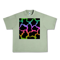 Oil Green cow glitter seamless pattern Urban Heavy Tee - BundleAndBundleShop