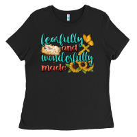 Black Fearfully And Wonderfully Made Ladies Tee - BundleAndBundleShop