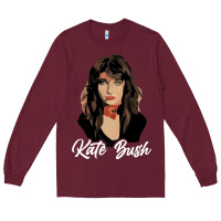 Burgundy kate cute Long Sleeve Tee - maiPhamDesign