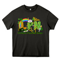 Asphalt LPN Licensed Practical Nurse St. Patrick's Day Heavy Core Tee - CowGirlArtShop