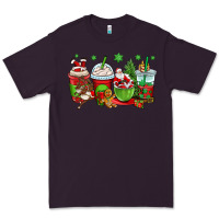 Plum christmas santa claus coffee cups Premium Tee - OliviaCreatesArt