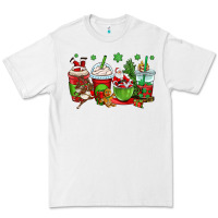 White christmas santa claus coffee cups Premium Tee - OliviaCreatesArt