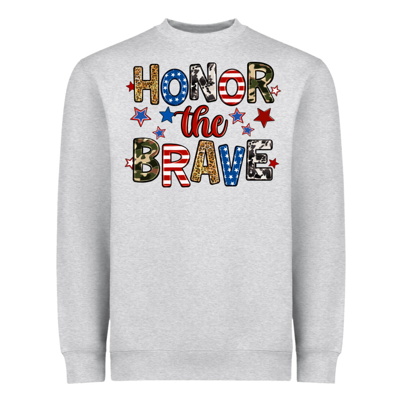 Honor The Brave Heavyweight Sweatshirt by RanaPortraitStore | Teevron