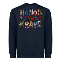 Navy honor the brave Heavyweight Sweatshirt - RanaPortraitStore
