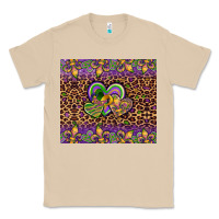 Mushroom mardi gras fleur de lis hearts leopard glitter Classic Tee - Artiststas