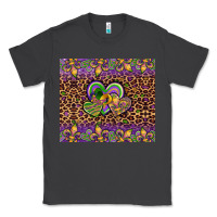 Smoke mardi gras fleur de lis hearts leopard glitter Classic Tee - Artiststas