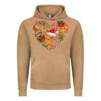 Vintage Camel love Christmas  heart Vintage Hoodie - CowhideDigitalArt