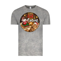 Cloud Rock Hot Cocoa With Cat Vintage Tee - FaDigitalArtStudio