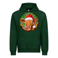Forest Green christmas circle earrings Urban Hoodie - Jasminsmagicworld