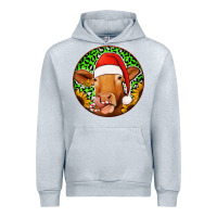 Heather Grey christmas circle earrings Urban Hoodie - Jasminsmagicworld
